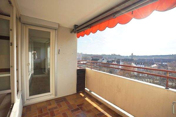 sonnige Süd Loggia mit Fernblick - 6. Etage