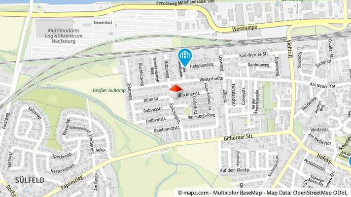 Geolyzer Kartenausschnitt