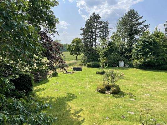 Blick auf das Grundstück