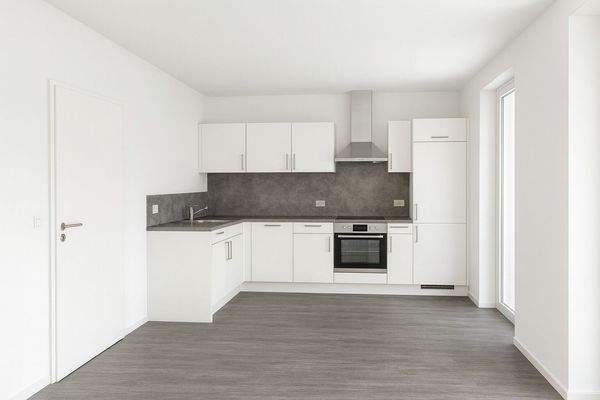 Küche - KI-generiertes Bild aus Rohbauzustand! Abweichungen möglich!