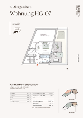Grundriss 3. Obergeschoß