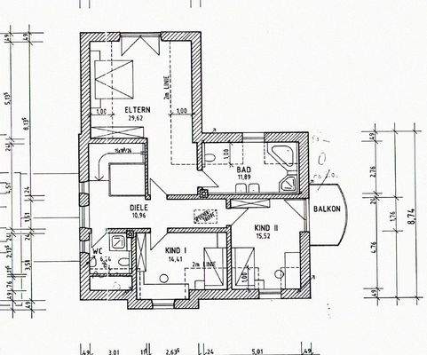 Grundriss Obergeschoss