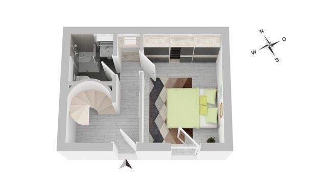 Grundriss Erdgeschoss WE4