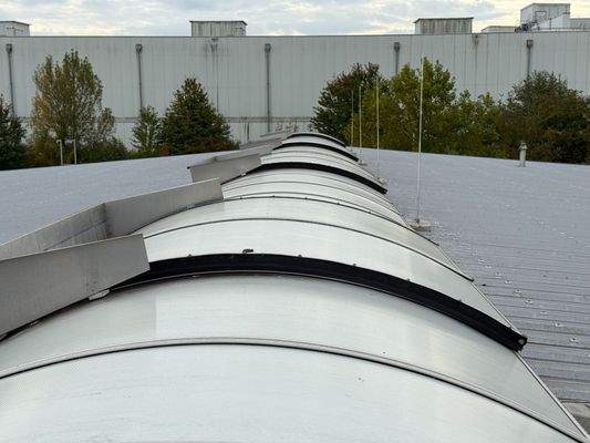 Lichtkuppeln vorhanden  