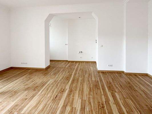 Wohn- und Essbereich mit Küche