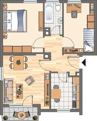 Elsterngrund EG + OG links