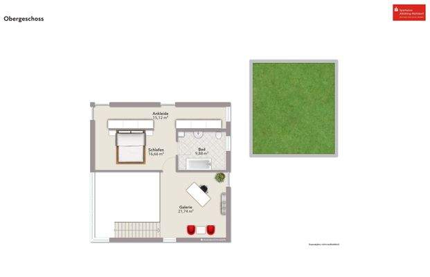 Grundriss Obergeschoss