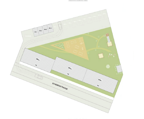 Grundstück aus Vogelperspektive