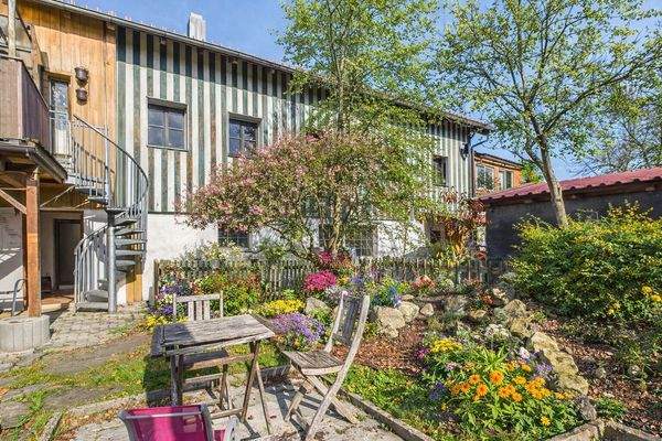 Wendeltreppe zum Garten