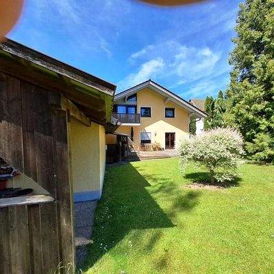 Ansicht Ost Haus II mit Garten