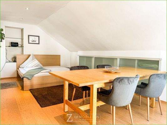 Essbereich mit zusätzlichem Schlafplatz 