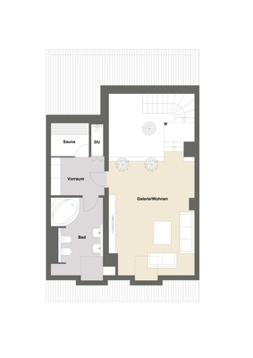 Grundriss obere Ebene