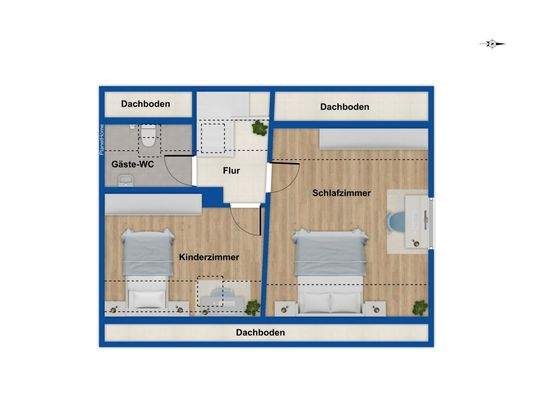 Grundriss Dachgeschoss