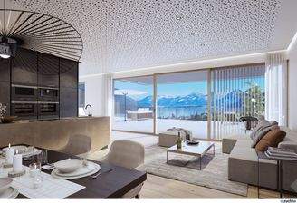 Wohnbereich mit XXL Terrasse