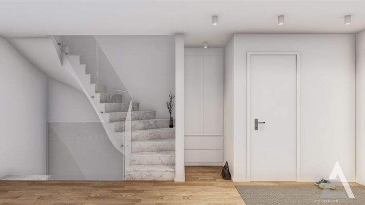 EG Treppe / Garderobe