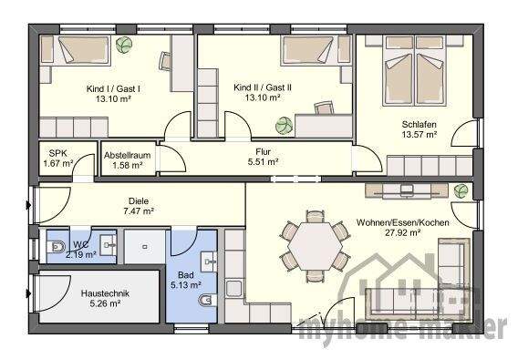 Entwurfsskizze ETW Schweinau