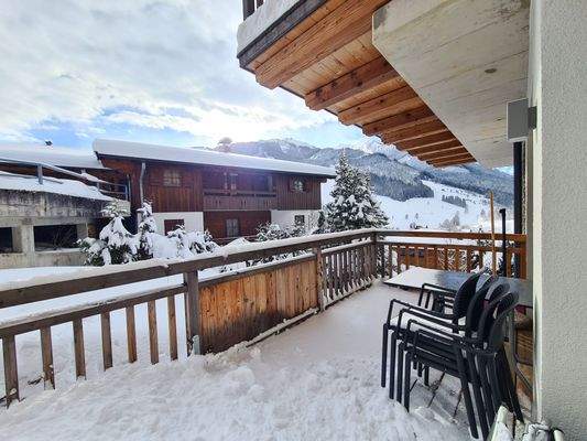 großzügiger Balkon