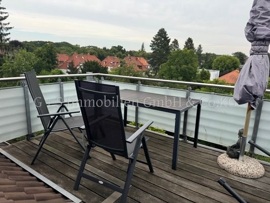 Ausblick vom Balkon