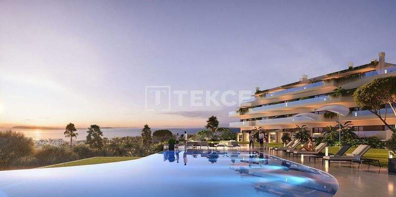Flats with Sea View Close to the Golf Course in Mijas Málaga