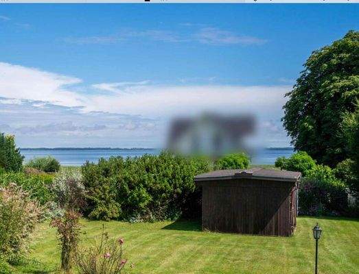 Blick vom Grundstück