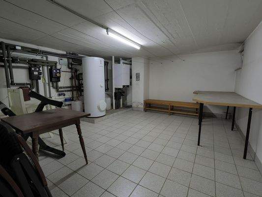 Haustechnikraum im Teilkeller