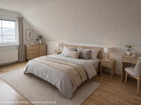 Schlafzimmer OG - möbliert
