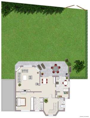 Exposeplan Erdgeschoss