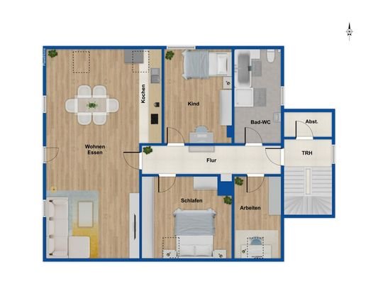 Grundriss Dachgeschoss