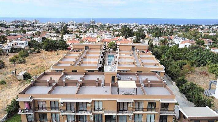Furnished Apartment with Community Pool in Girne North Cyprus