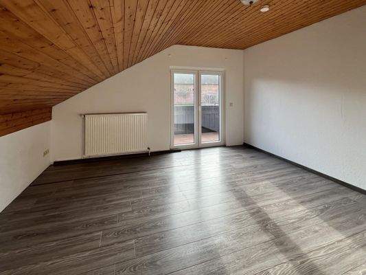 Zimmer 1 DG mit Balkonzugang