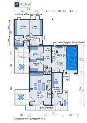 Grundriss UG_1 und UG_2