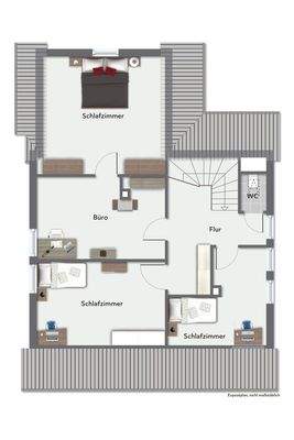 Raumaufteilung Dachgeschoss