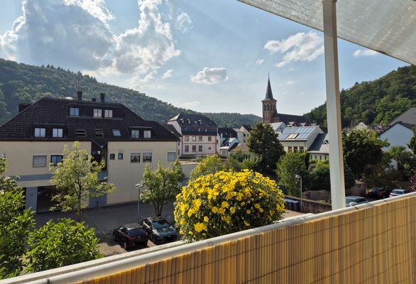 Ausblick vom Balkon