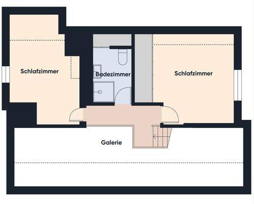 Grundriss ohne Maßstab / 3. Obergeschoss