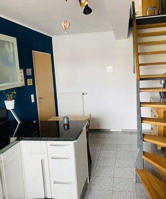 Aufgang zum Wohnzimmer