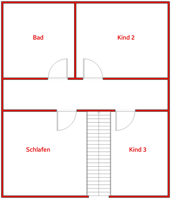 Grundriss Obergeschoss (Skizze)