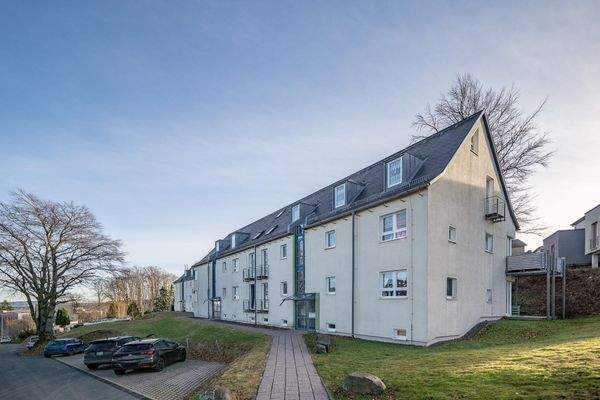 Frontalansicht Wohnanlage