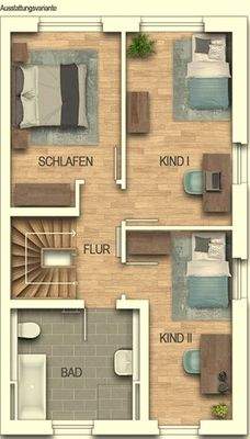 Entwurf Obergeschoß