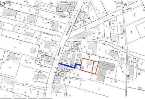 Flurkarte mit Wegerecht