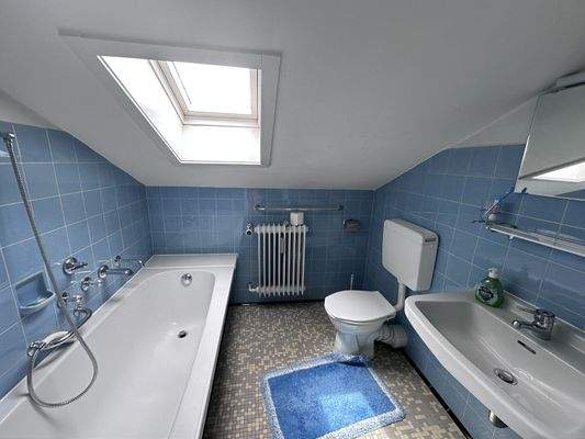 Bad in der Dachgeschosswohnung