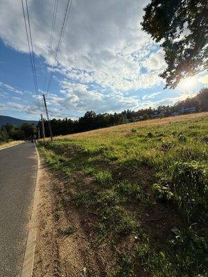 Asphaltierte Zufahrtsstraße