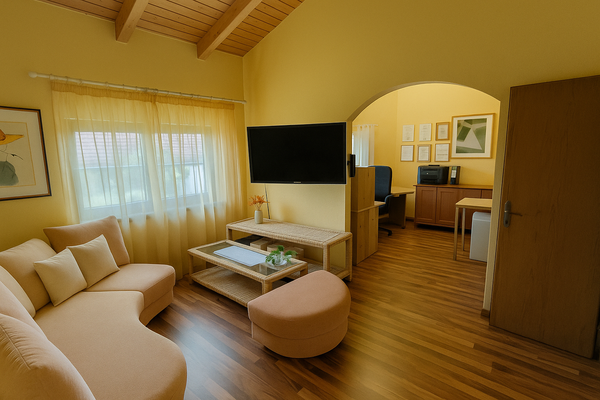 OG-Wohnen und Arbeiten harmonisch verbunden