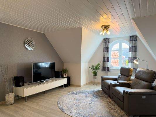 Offener Wohnbereich im Obergeschoss