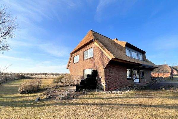 Außenansicht (3/26) mit neuem Reetdach