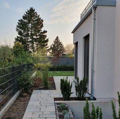 Sidewalk to Backyard