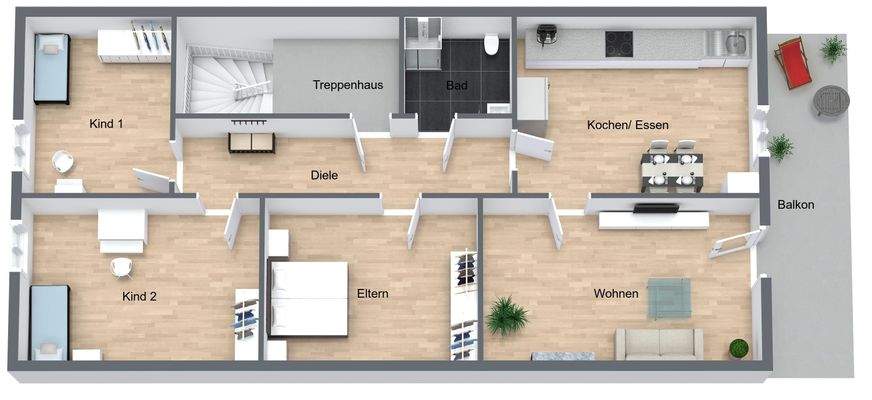 Grundriss Dachgeschoss