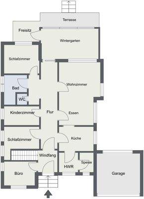 Erdgeschoss / Hochparterre