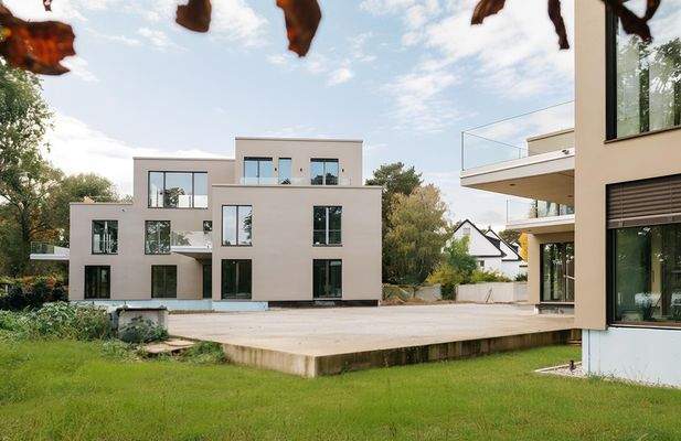 Gestaltete Außenanlagen folgen