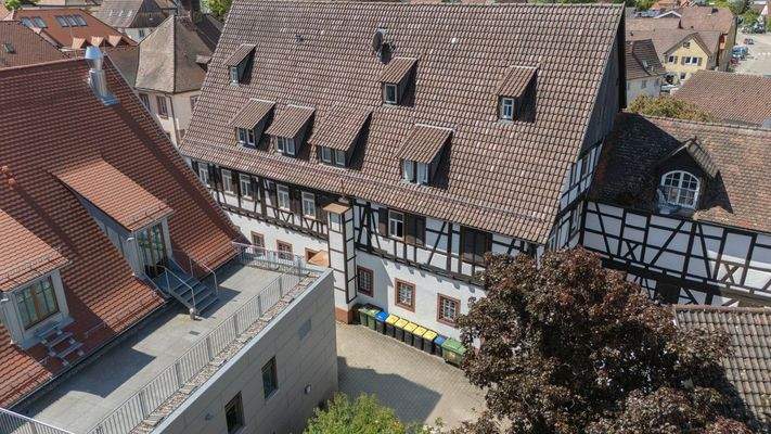 Drohnenansicht Hofseite