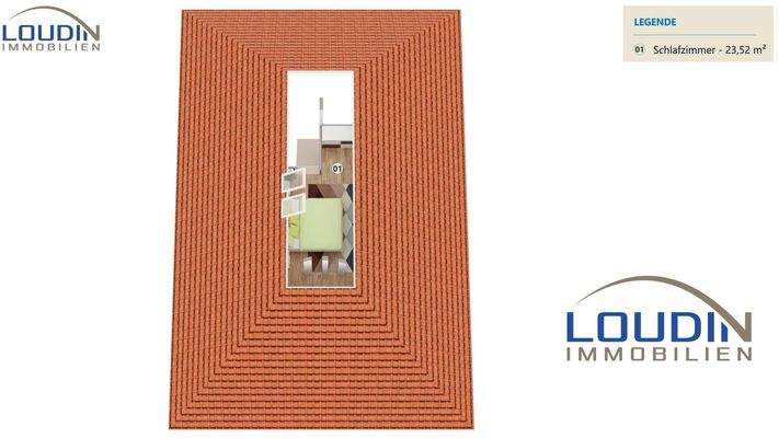 3D-Grundriss Dachspitz